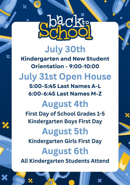  Important Dates